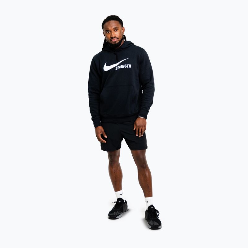 Pánská mikina Nike Strength Hoodie black/white 2
