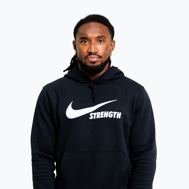 Pánská mikina Nike Strength Hoodie black/white 4