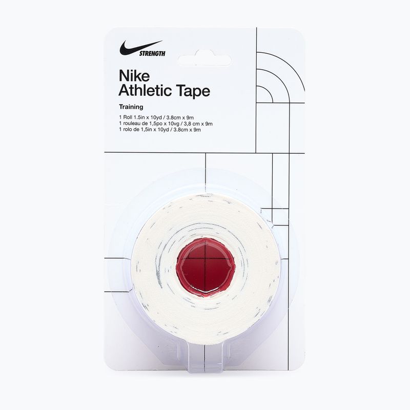 Elastický kohezivní obvaz Nike Strenght Athletic Tape bílý/šedý 9