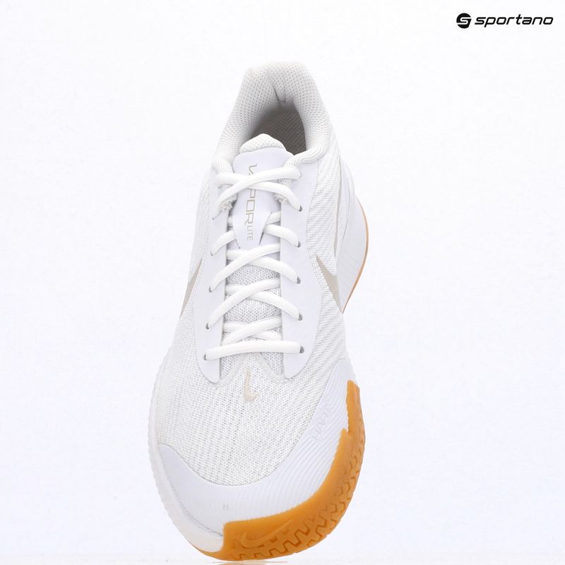 Pánské tenisové boty Nike Vapor Lite 3 White/Summit White/Light Orewood Brown 10