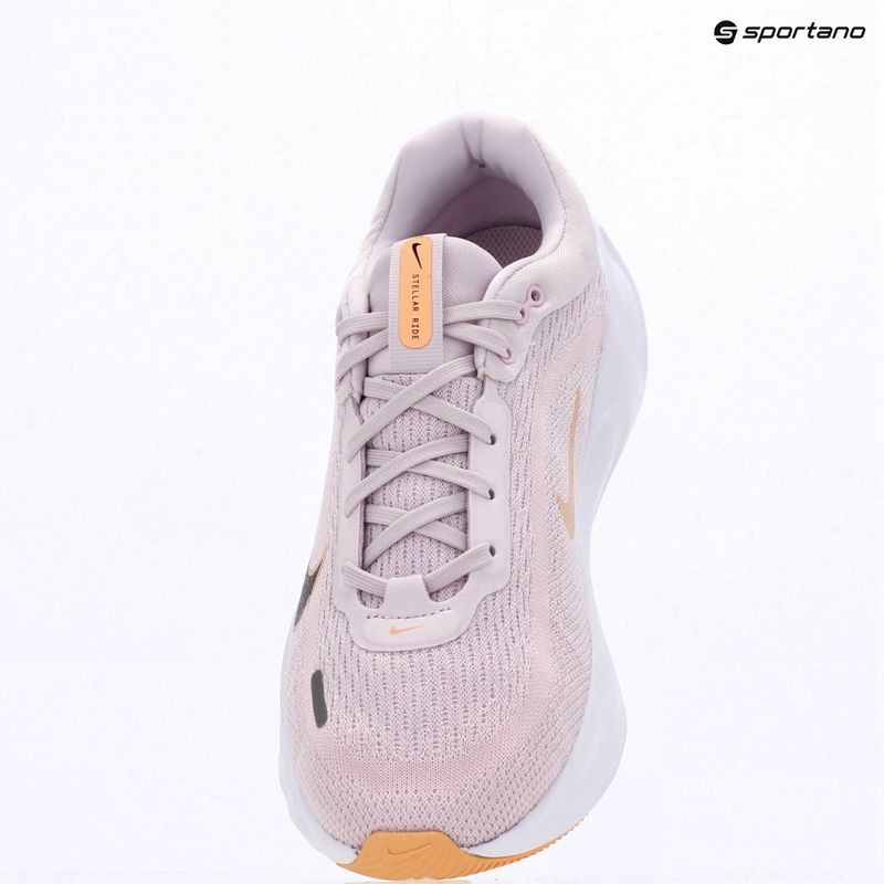 Běžecké boty Nike Stellar Ride bledě fialová/růžová pěna/černá 9