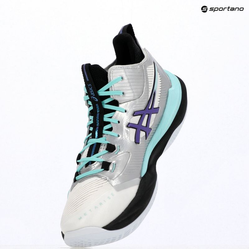 Pánské volejbalové boty ASICS Metarise 2 white/radiant amethyst 10