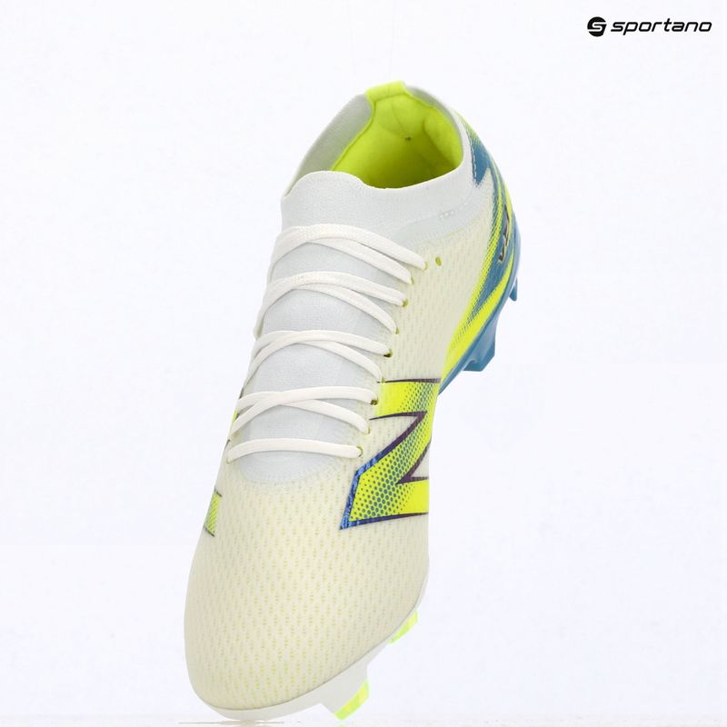 Kopačky New Balance Furon Team V9 FG white/alkaline green 10