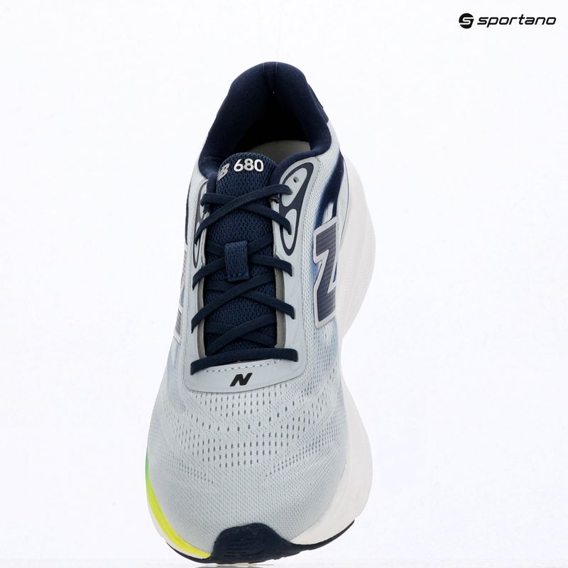 Pánské běžecké boty New Balance Fresh Foam 680's V9 light zinc blue/altitude/alkaline green 10