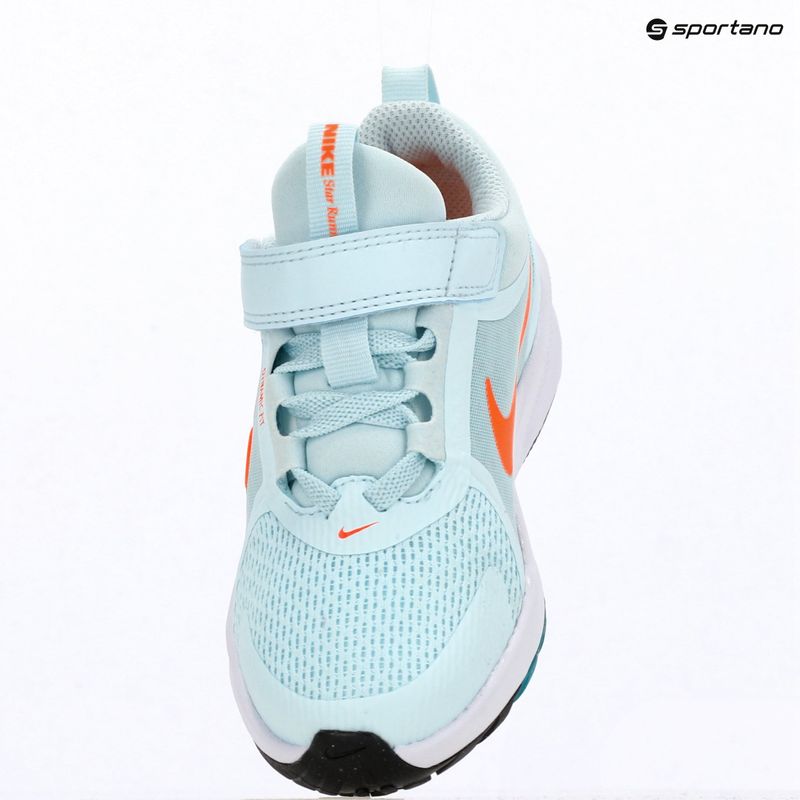 Dětské boty do vody Nike Star Runner 5 glacier blue/energy/black/total orange 11
