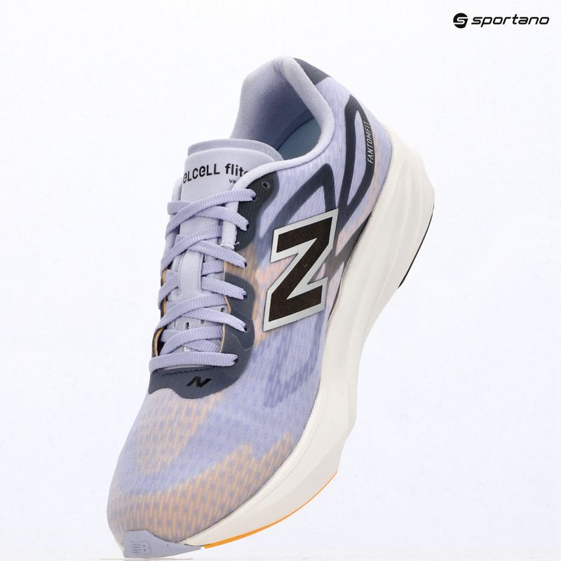 Pánské běžecké boty New Balance FuelCell Flite-R V1 smoked violet/satsuma orange/meteorite 15