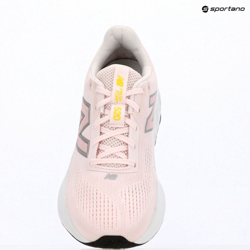 Dámské běžecké boty New Balance Fresh Foam 520's V9 pink salt/pink granite/silver metallic 15