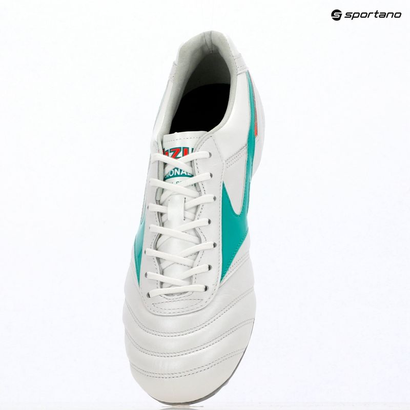 Kopačky Mizuno Morelia II Japan FG white/arcadia/lava orange 12