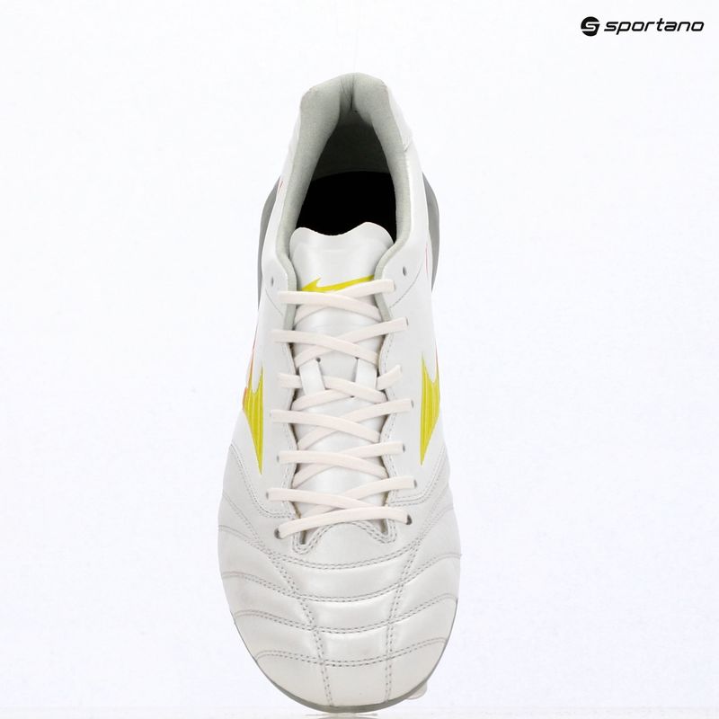 Kopačky Mizuno Monarcida Neo III Elite FG white/evening primrose/lava orange 4