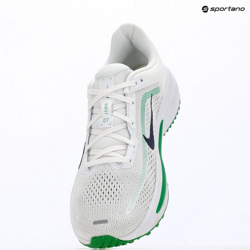 Pánské běžecké boty Nike Quest 7 white/green spark/midnight navy 17