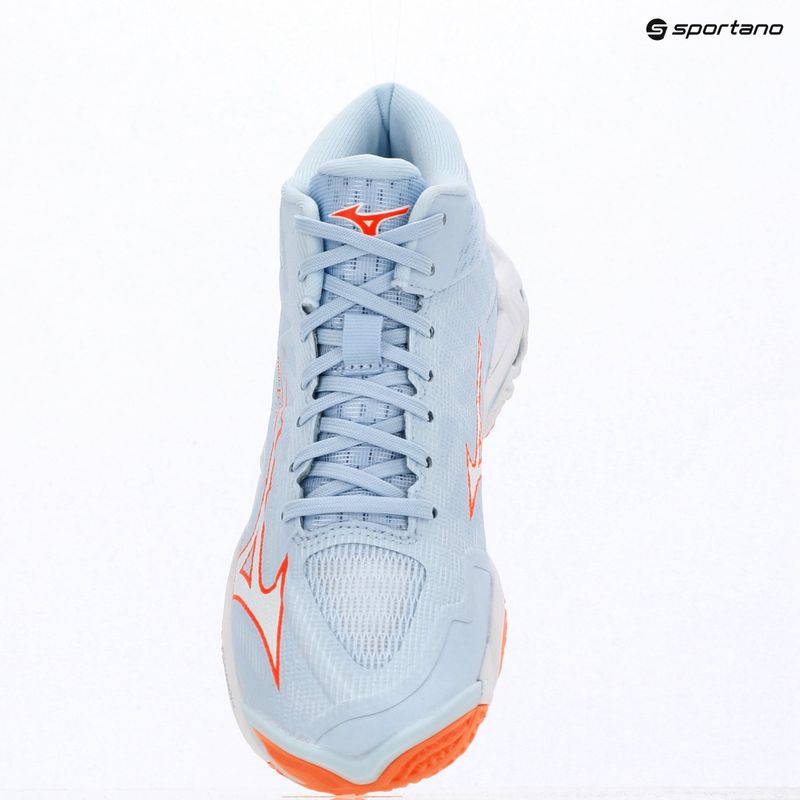 Dámské volejbalové boty Mizuno Wave Lightning Elite Mid blue finch/whitelava orange 15