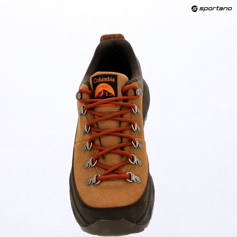 Pánské trekové boty Columbia Newton Alpine Low grizzly bear/red oxide 15