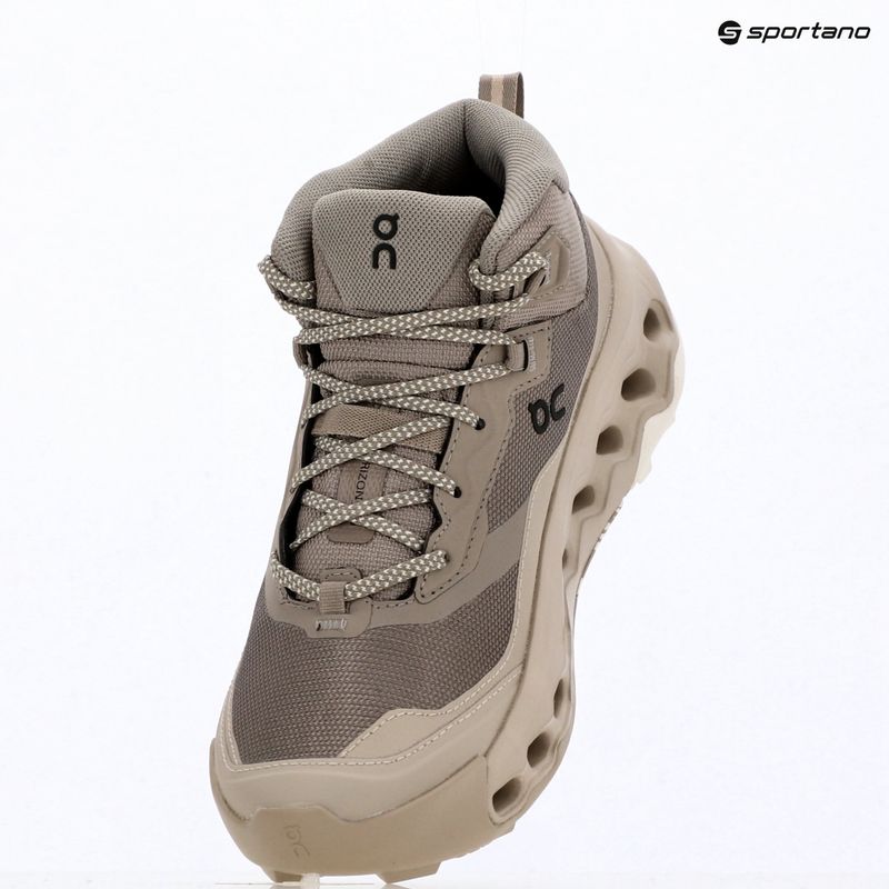 Dámské turistické boty On Cloudhorizon 2 Mid Waterproof cinder/desert 9