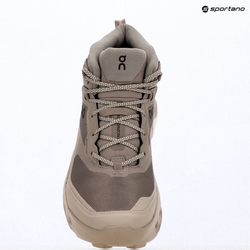 Pánské turistické boty On Cloudhorizon 2 Mid Waterproof cinder/desert 9