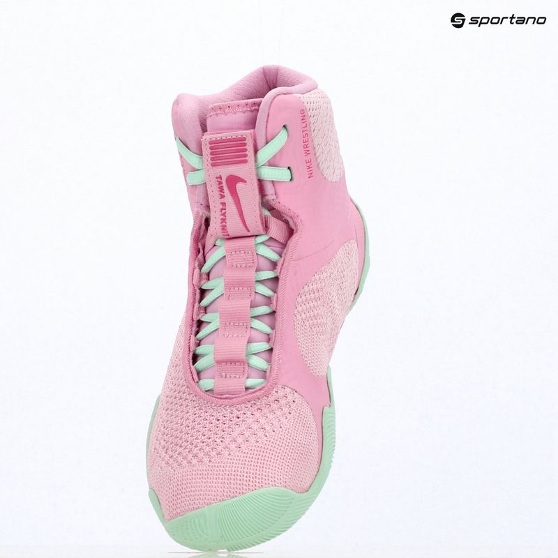 Zápasnické boty Nike Tawa pink foam/pink rise/arctic green/desert pink 9