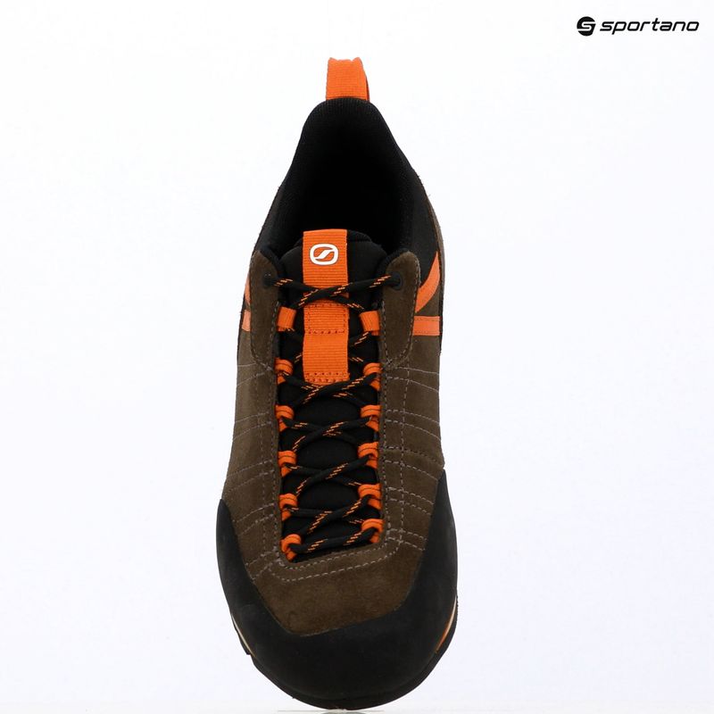 Pánské trekové boty SCARPA Crux 2 caribou/rust orange 14
