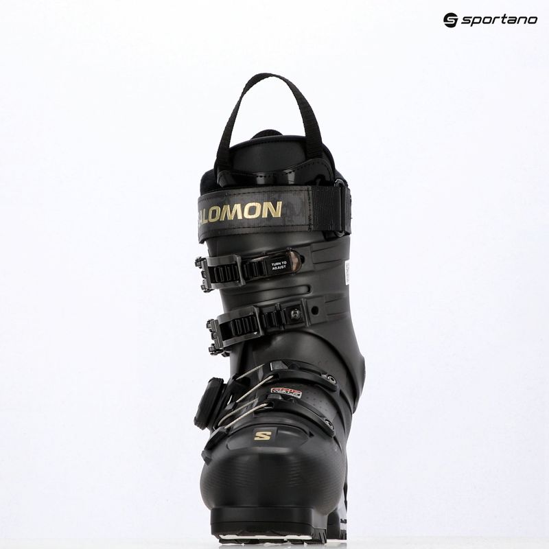 Dámské lyžařské boty Salomon S/PRO Supra S Boa 95 W black/beluga met/gold met 12