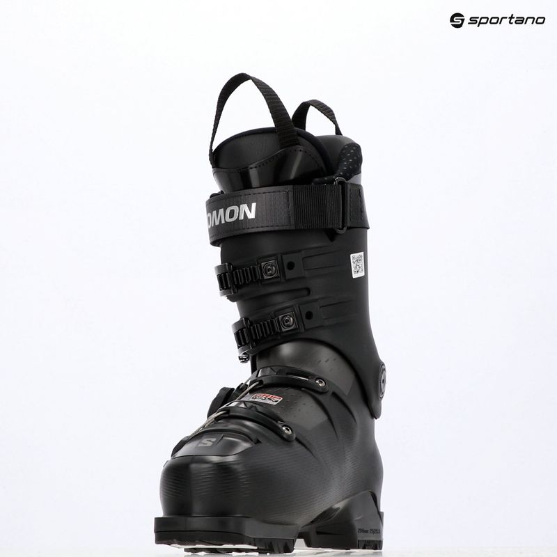 Pánské lyžařské boty Salomon S/PRO Supra S Boa 100 black/beluga met/dark grey met 12