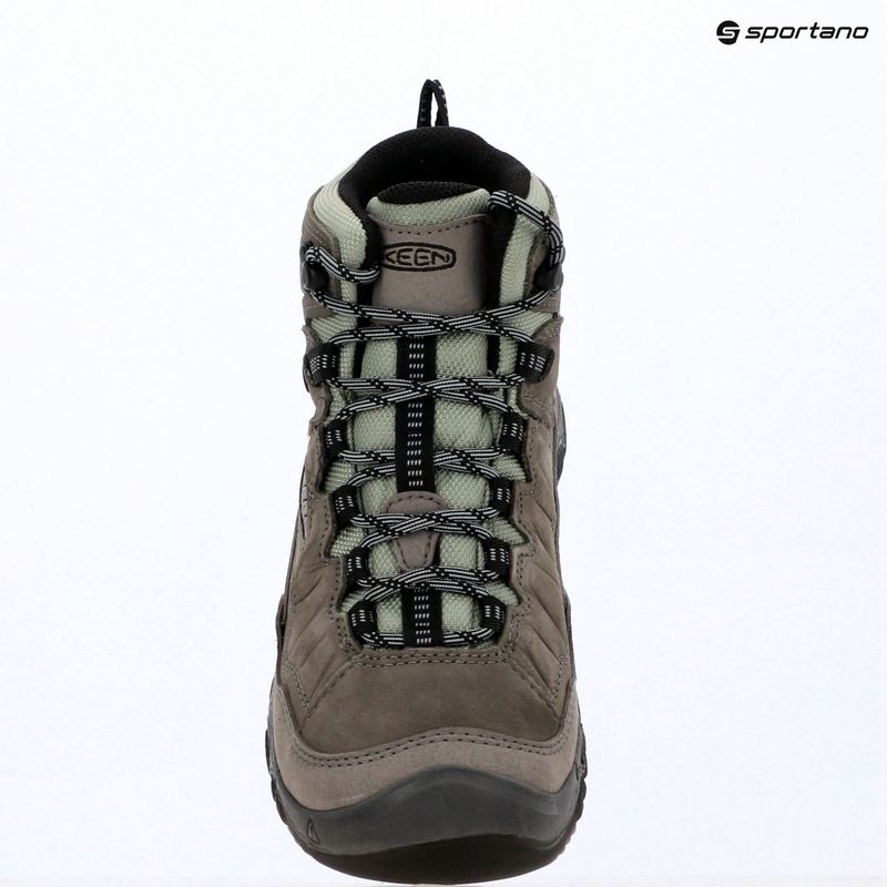 Dámské trekové boty KEEN Targhee IV Mid Wp grey/lily pad 15