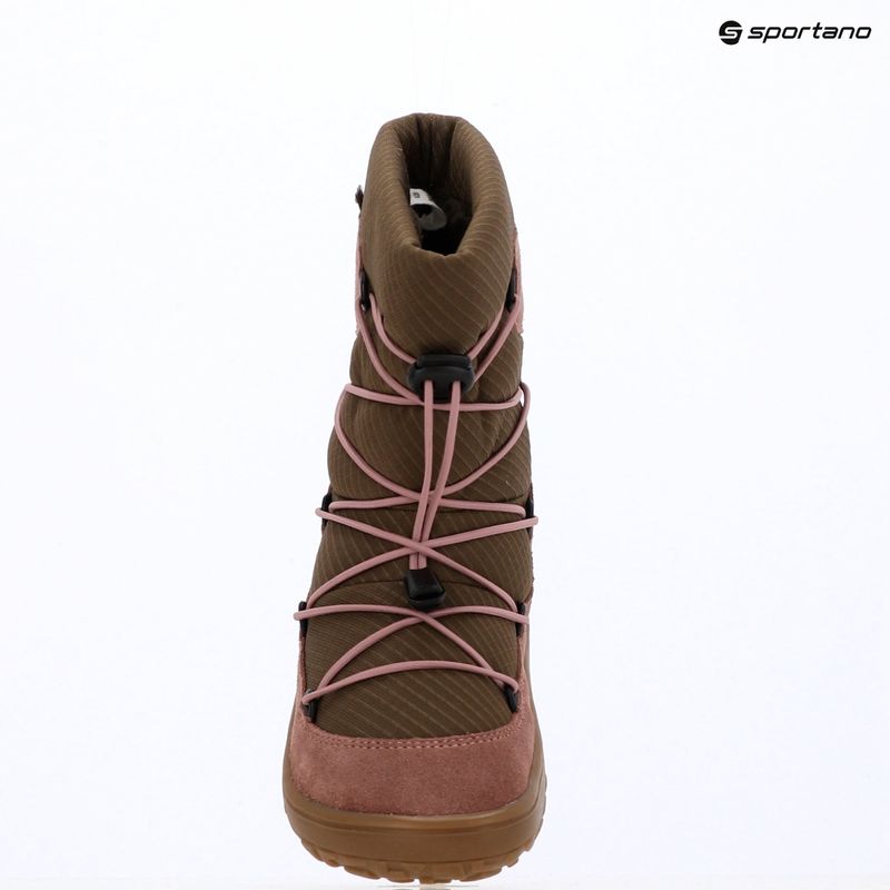 Dětské barefoot sněhule Froddo Barefoot Tex Track Wool dark pink 16