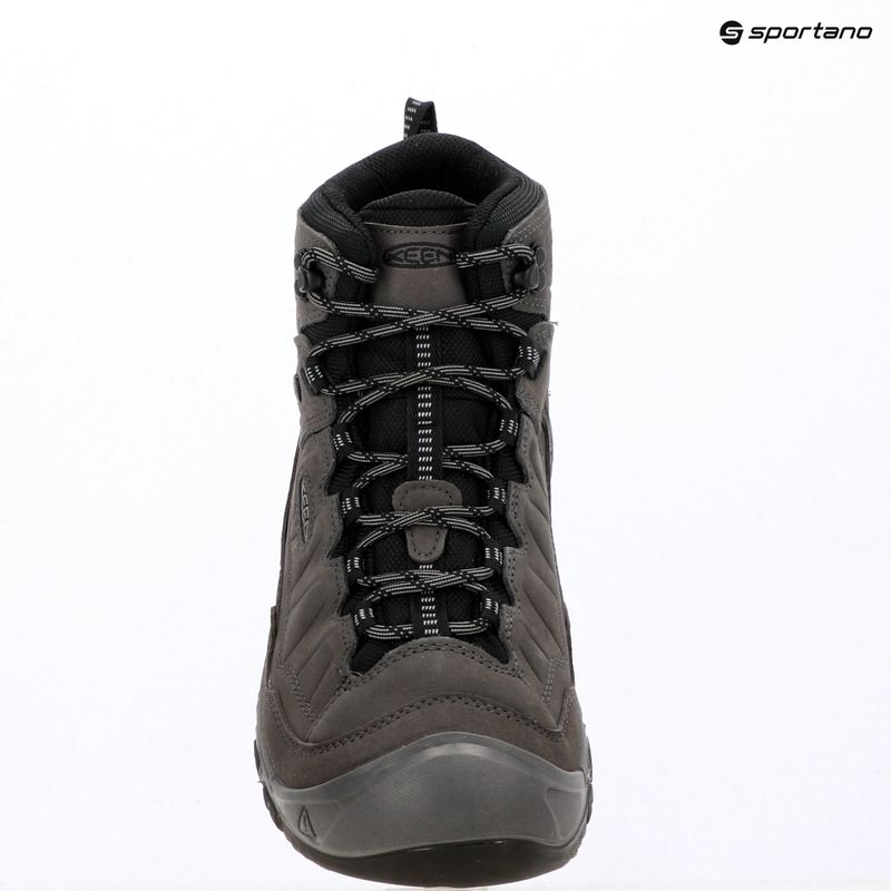 Pánské trekové boty KEEN Targhee IV Mid Wp magnet/black 14