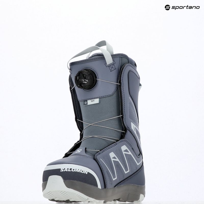 Dámské snowboardové boty Salomon Ivy Boa SJ Boa W grisaille/ballad blue/steel gray 6