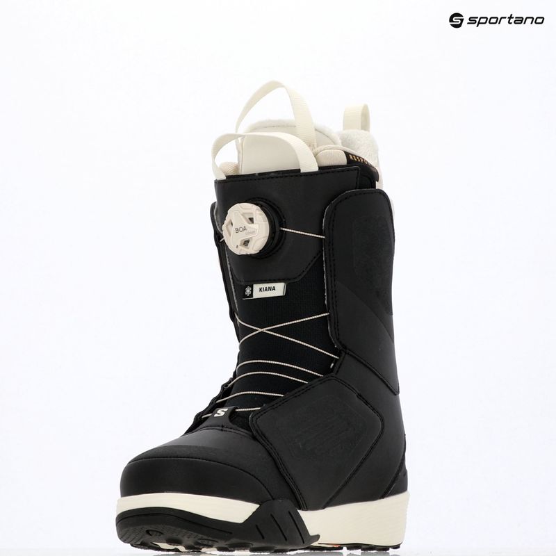 Dámské snowboardové boty Salomon Kiana Dual Boa W black/black/vanilla ice 5