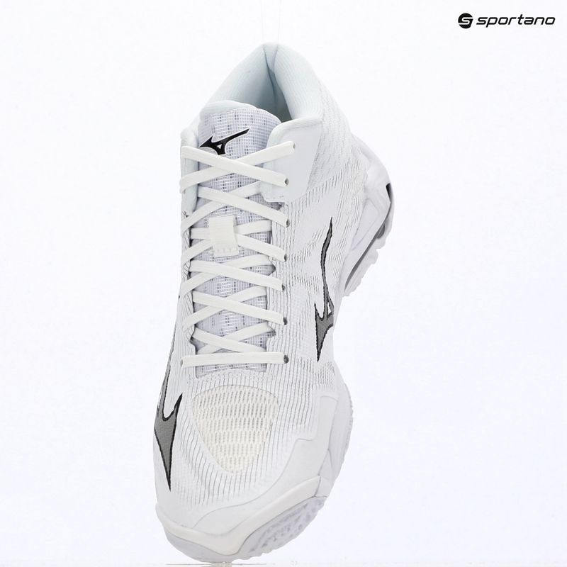 Volejbalové boty Mizuno Wave Lightning Elite Mid White/Ultimate Gray/Black 14