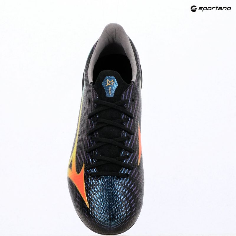 Kopačky Mizuno Alpha III Japan AG black/lava orange/evening primrose 10