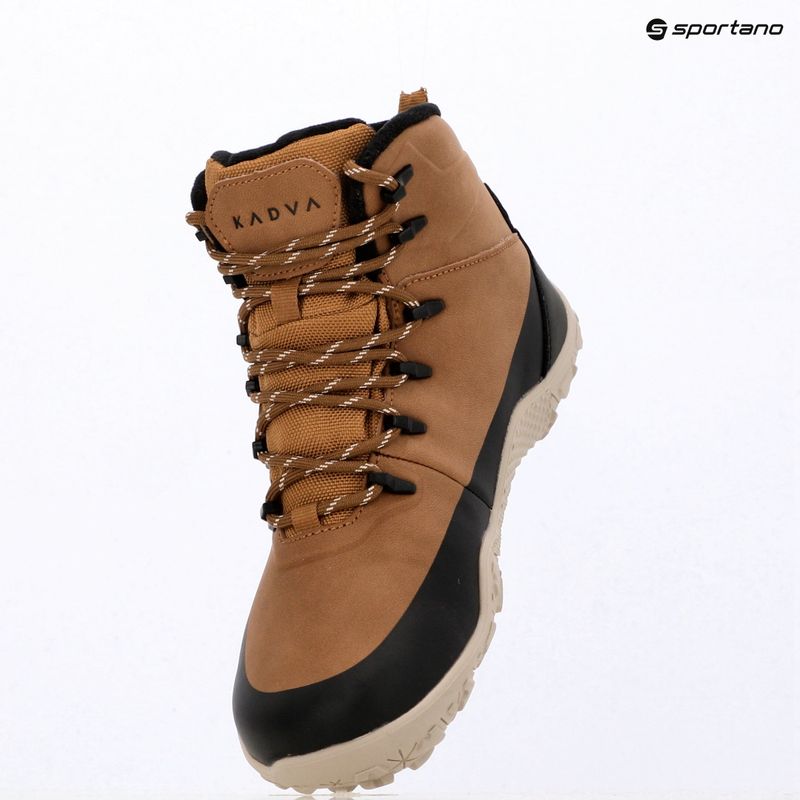 Dětské barefoot boty KADVA WILDME JR Brown/Black 9