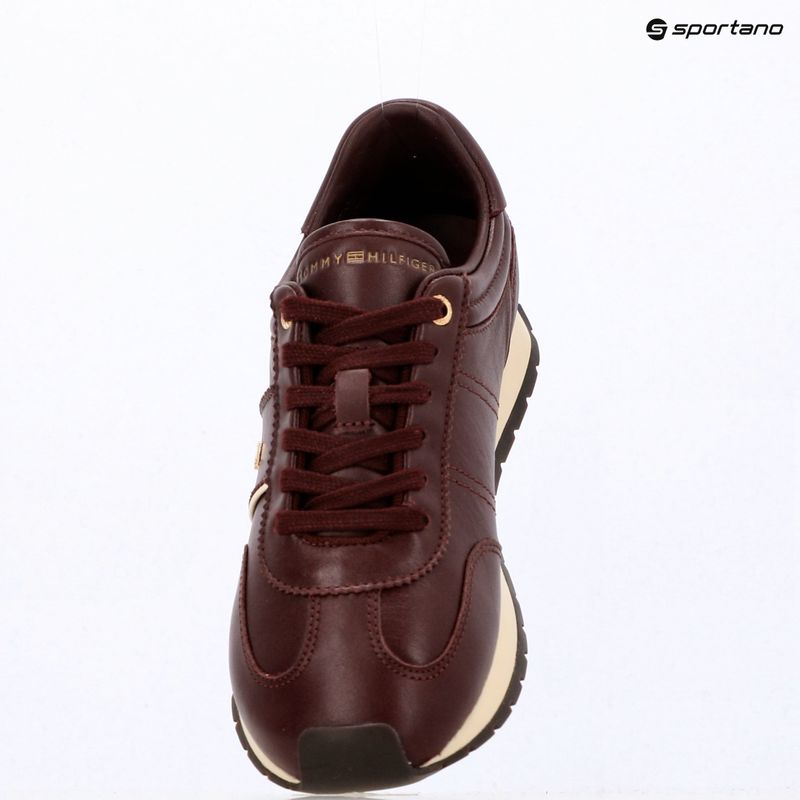 Dámské boty Tommy Hilfiger Th Premium Casual Runner oxblood 8
