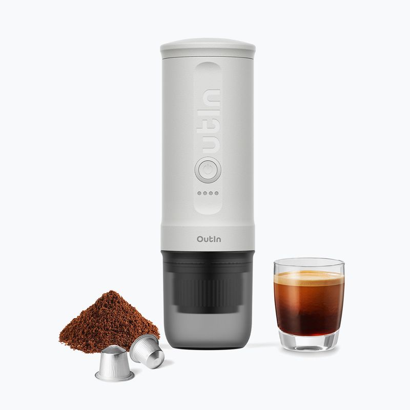Přenosný kávovar OutIn Nano Portable Espresso peal white 3