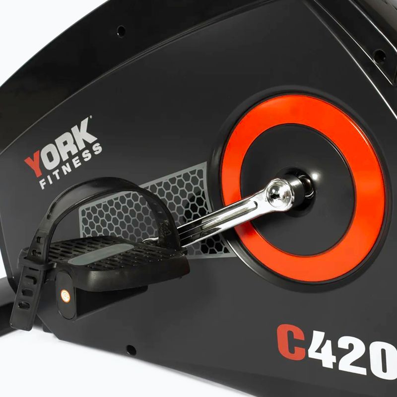 Magnetický rotoped York Fitness C420 černý YO-ROW-53102 3