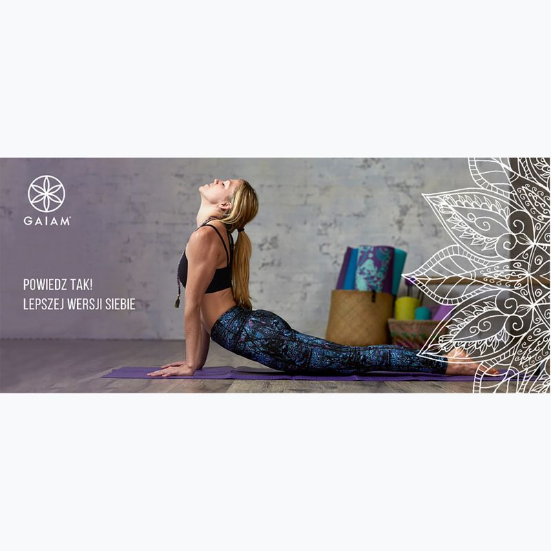 Podložka na jógu Gaiam Cork 5 mm 11