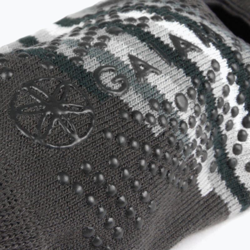 Ponožky Gaiam Grippy Yoga Anklets smoky grey 4