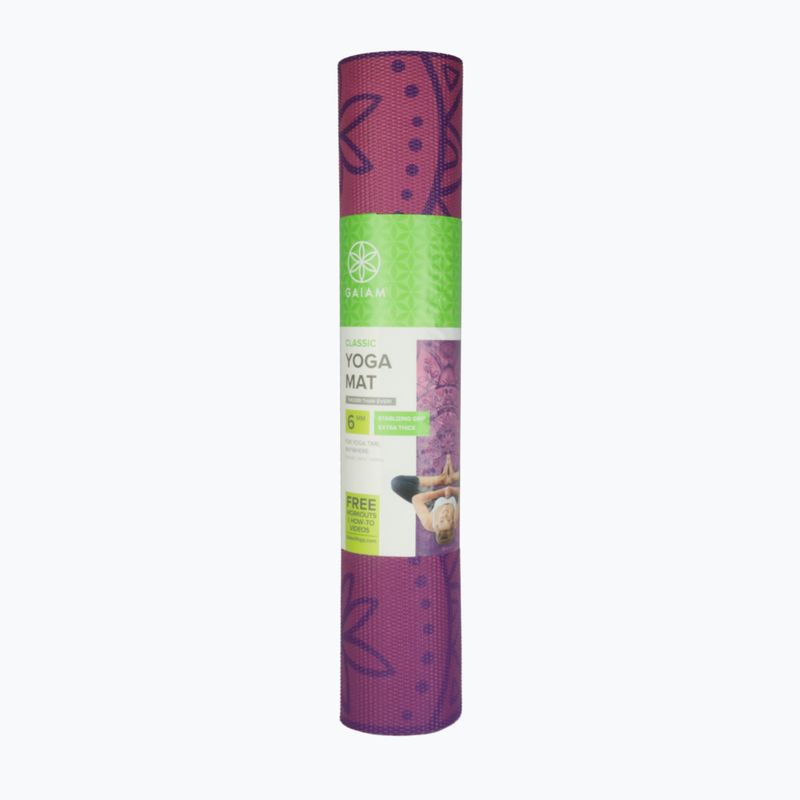 Podložka na jógu Gaiam Premium Yoga Mat Athenian Rose 6 mm rose 5