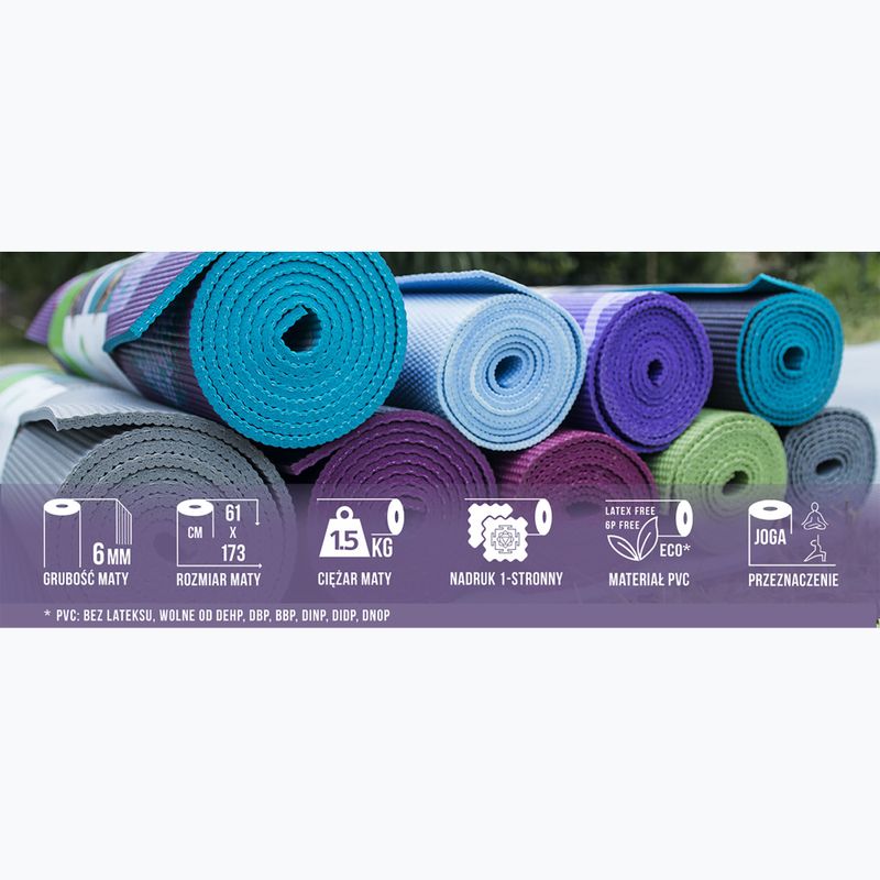 Podložka na jógu Gaiam Premium Yoga Mat Athenian Rose 6 mm rose 8