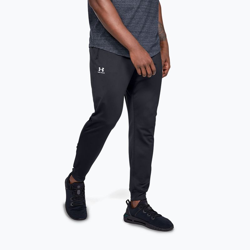 Pánské kalhoty Under Armour Sportstyle Tricot Jogger black/white