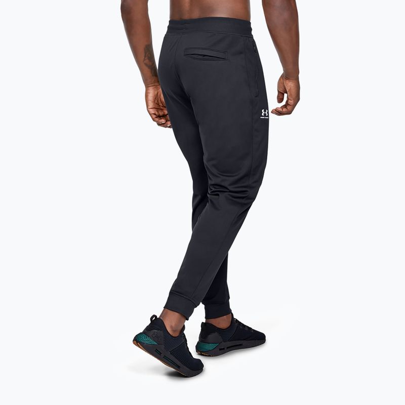 Pánské kalhoty Under Armour Sportstyle Tricot Jogger black/white 3