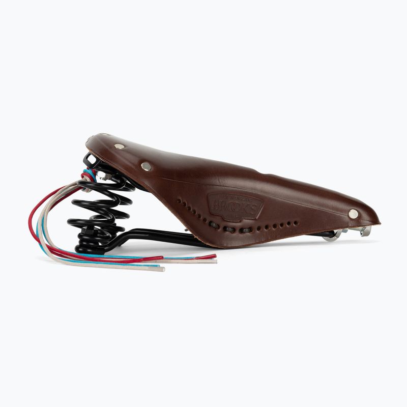 Cyklistické sedlo Brooks England Flyer Carved brown 2