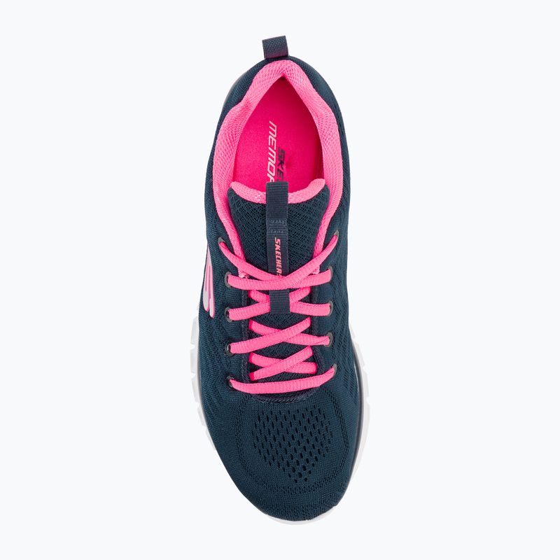 SKECHERS Graceful Get Connected dámské tréninkové boty navy/hot pink 6