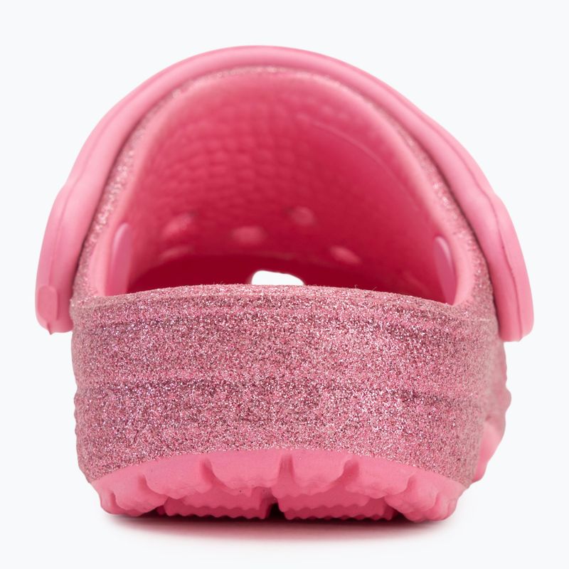 Dětské nazouváky Crocs Classic Glitter Clog Toddler pink lemonade 7