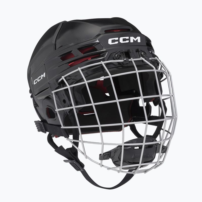 Dětská hokejová helma CCM Tacks 70 Combo JR Black