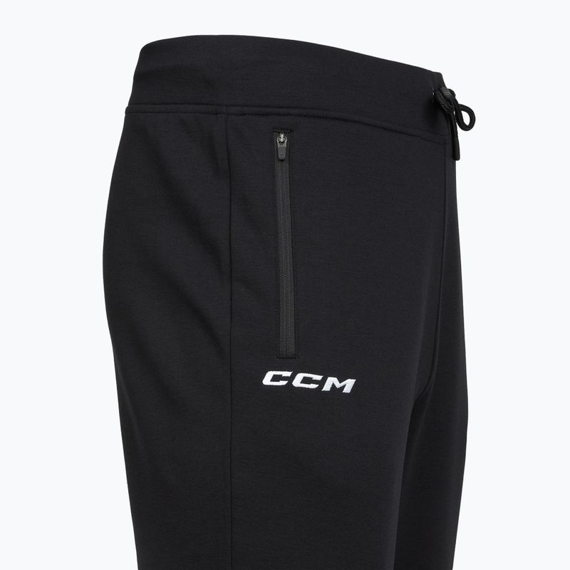 Pánské tepláky CCM Locker Room Tapered SR black 3