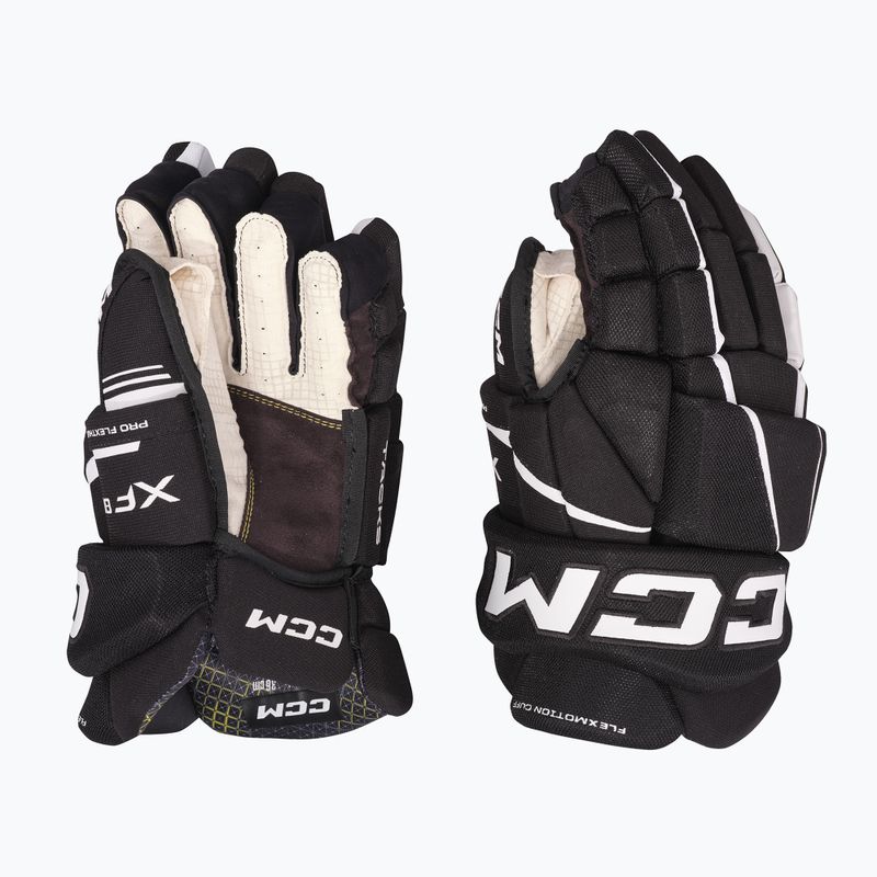 Hokejové rukavice CCM Tacks XF80 SR black/white