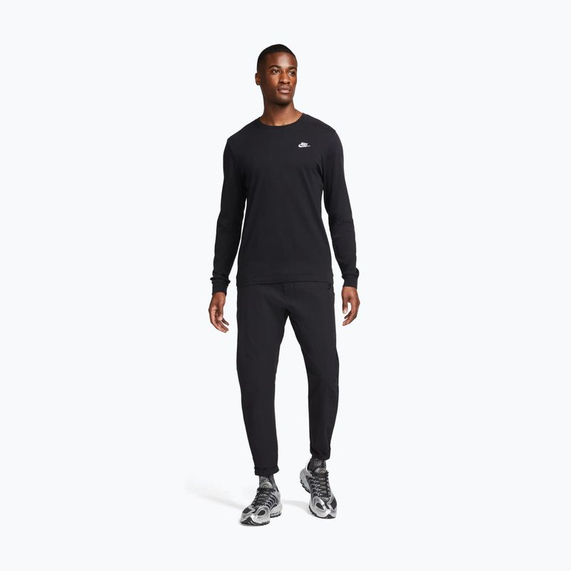 Pánské tričko Longsleeve Nike Sportswear Club black/white 2