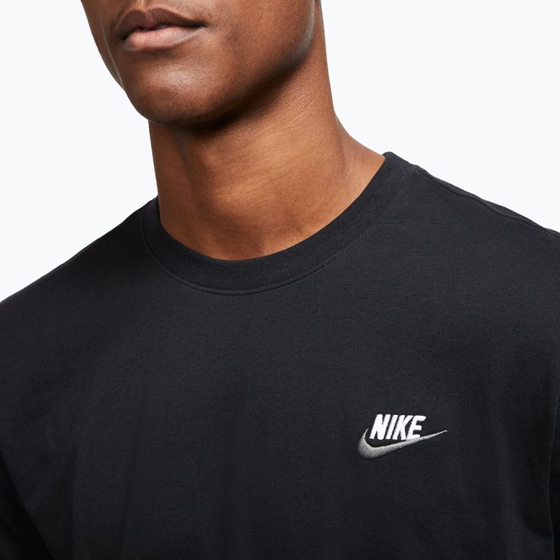 Pánské tričko Nike Sportswear Club black/white/dark grey 4