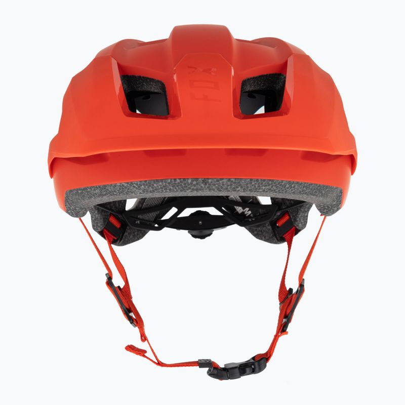 Cyklistická helma Fox Racing Mainframe Trvrs fluorescent red 2