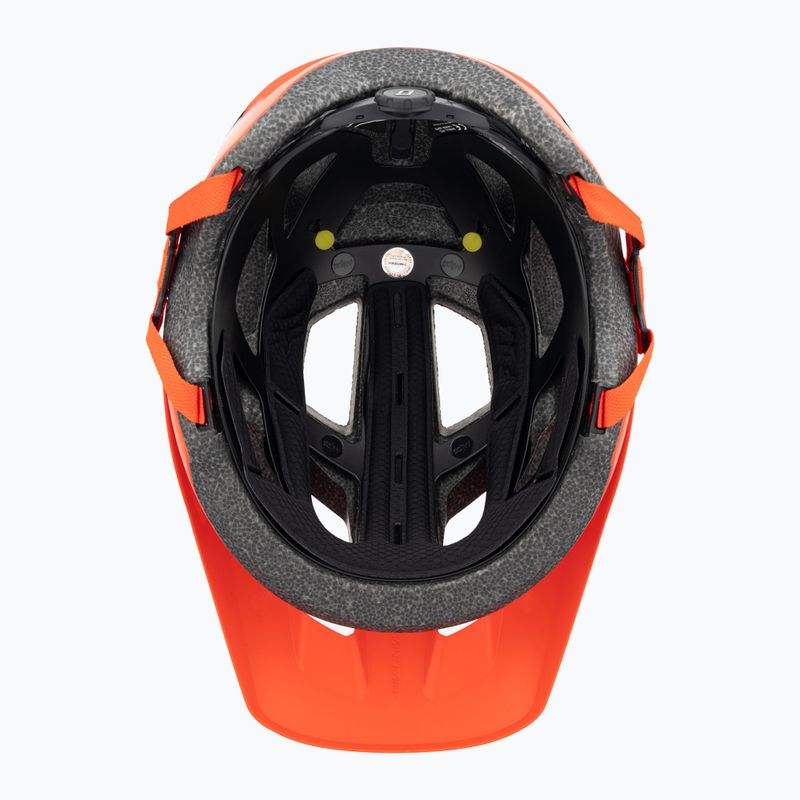 Cyklistická helma Fox Racing Mainframe Trvrs fluorescent red 5