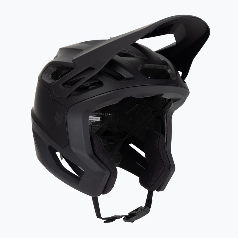 Cyklistická přilba Fox Racing Dropframe Pro matte black 8